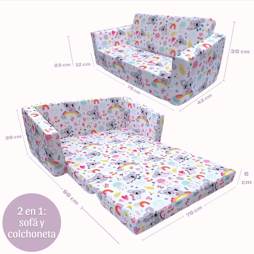 Sofá infantil plegable