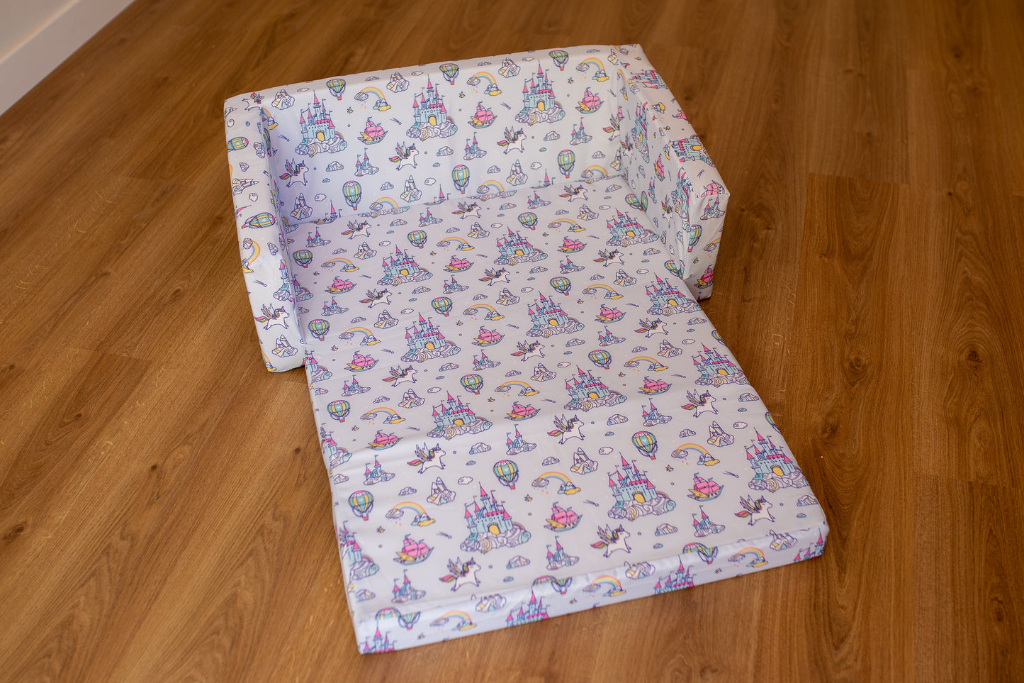 Children's Mini Sofa 2-In-1 Unicorn Sparkle