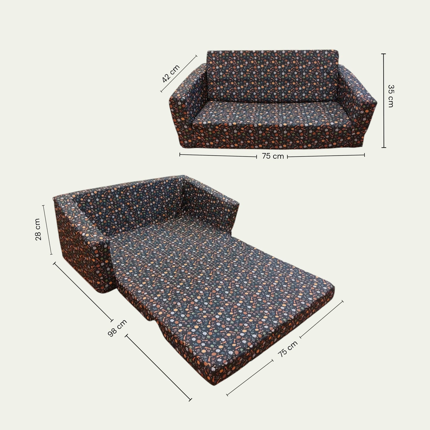 TinyRest - Foldable Kids' Sofa