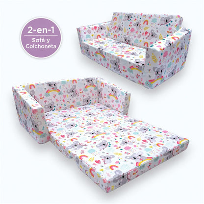 Sofá infantil plegable